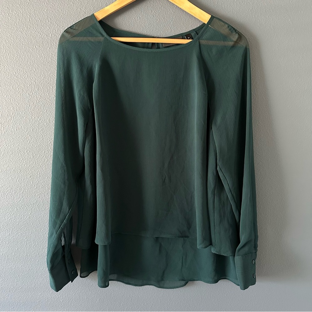Elegant Green Women's Top